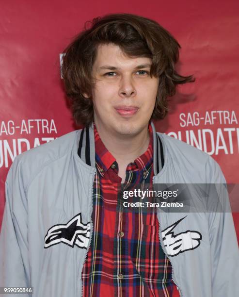 Actor Matty Cardarople attends the SAG-AFTRA Foundation conversations with working actors at SAG-AFTRA Foundation Screening Room on May 15, 2018 in...