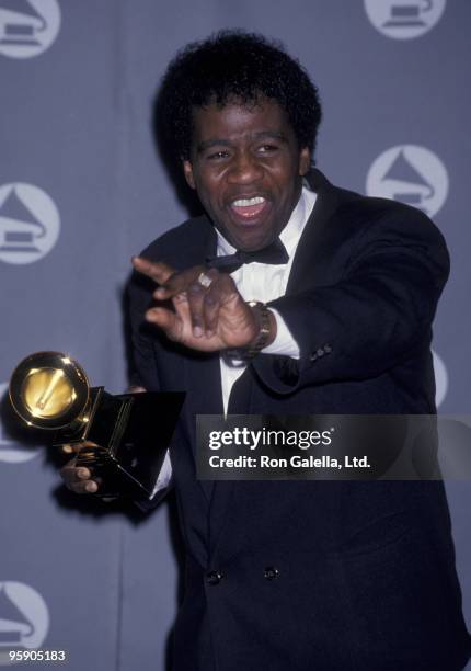 Singer Al Green attends 37th Annual Grammy Awards on March 1, 1987 at the Shrine Auditorium in Los Angeles, California.