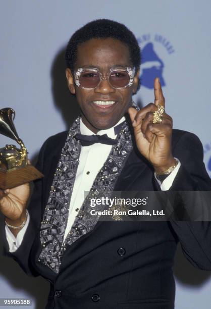 Singer Al Green attends 29th Annual Grammy Awards on February 24, 1987 at the Shrine Auditorium in Los Angeles, California.