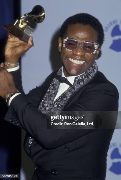 Singer Al Green attends 29th Annual Grammy Awards on February 24, 1987 at the Shrine Auditorium in Los Angeles, California.