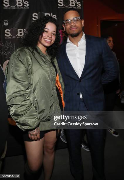 Ella Mai and Tristan Mack Wilds attend Ella Mai Live In Concert at SOB's on May 15, 2018 in New York City.