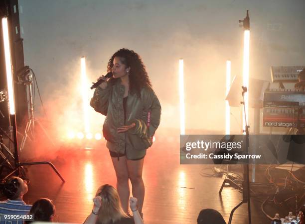 Ella Mai performs at SOB's on May 15, 2018 in New York City.