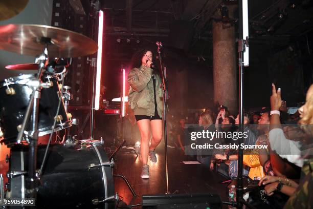 Ella Mai performs at SOB's on May 15, 2018 in New York City.