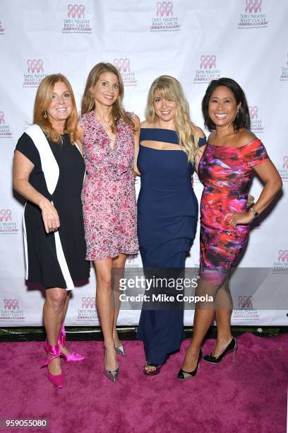 Annie Hausmann, Jen Maxfield, Hayley Dinerman, and Nina Pineda attend the 2018 Peace, Love & A Cure Triple Negative Breast Cancer Foundation Benefit...