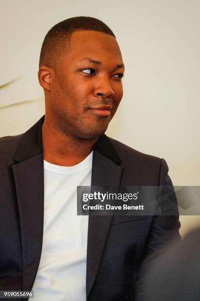 Corey Hawkins at the HFPA Lounge at Nikki Beach on May 16, 2018 in Cannes, France.