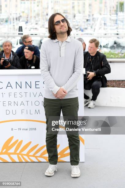 Director David Robert Mitchell attends the photocall for the "Under The Silver Lake" during the 71st annual Cannes Film Festival at Palais des...