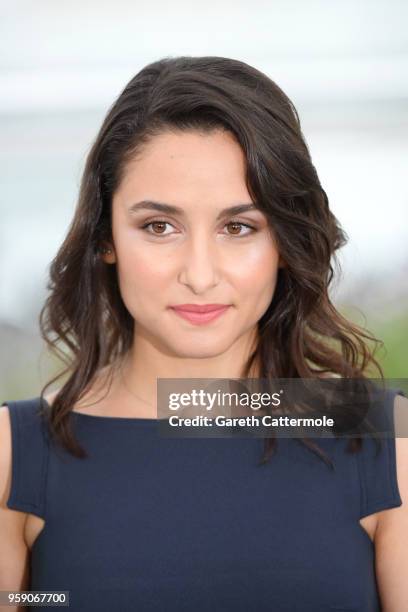 Actress Sarah Perles attends "Sofia" Photocall during the 71st annual Cannes Film Festival at Palais des Festivals on May 16, 2018 in Cannes, France.