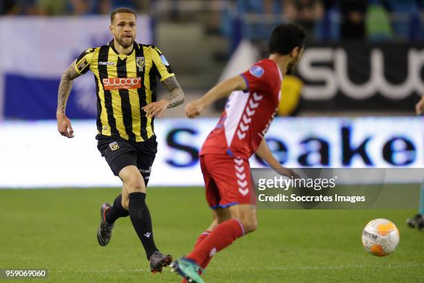 Luc Castaignos of Vitesse during the Dutch Eredivisie match between Vitesse v FC Utrecht at the GelreDome on May 15, 2018 in Arnhem Netherlands
