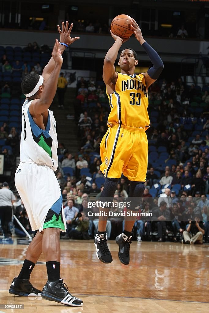 Indiana Pacers v Minnesota Timberwolves