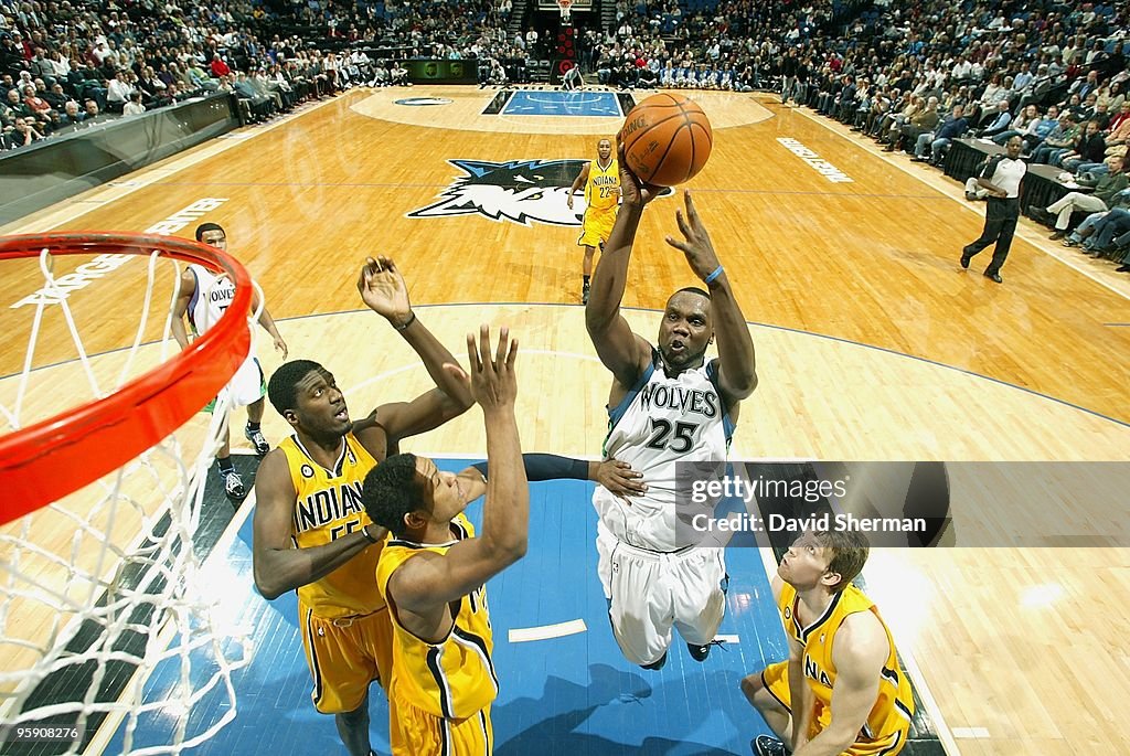 Indiana Pacers v Minnesota Timberwolves