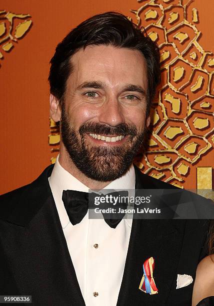 Actor Jon Hamm attends the official HBO after party for the 67th annual Golden Globe Awards at Circa 55 Restaurant at the Beverly Hilton Hotel on...