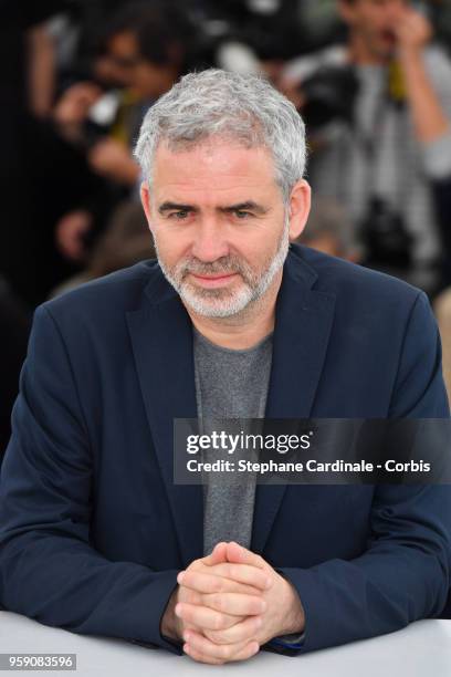 Director Stephane Brize attends "In War " Photocall during the 71st annual Cannes Film Festival at Palais des Festivals on May 16, 2018 in Cannes,...