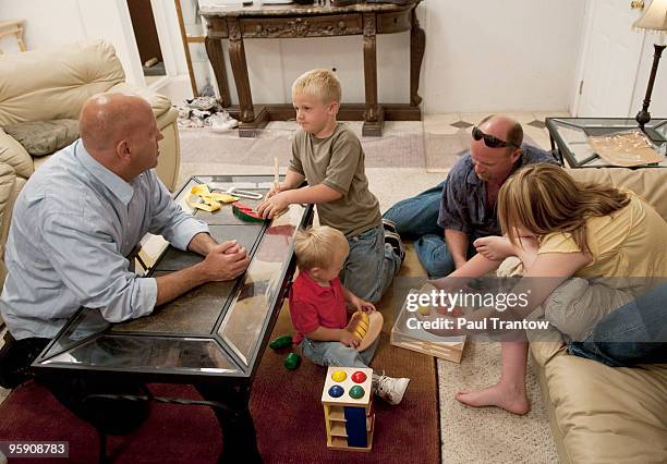 The world's first Super-Manny, Mike Ruggles, meets his match with a chaotic family of six from Colorado, on Walt Disney Television via Getty Images's...