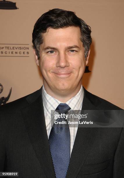 Actor Chris Parnell attends the Academy of Television's 19th annual Hall of Fame induction gala at Beverly Hills Hotel on January 20, 2010 in Beverly...