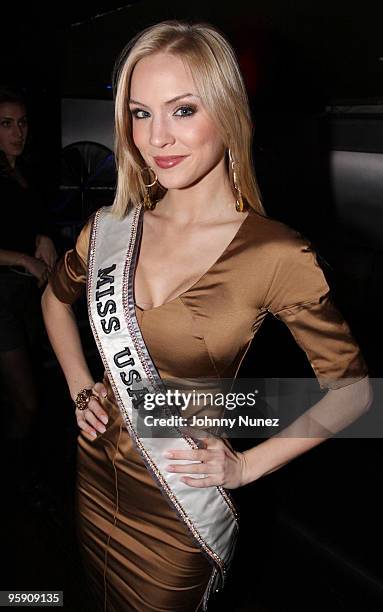 Miss USA Kristen Dalton attends Hearts 4 Haiti at ARENA Event Space on January 20, 2010 in New York City.