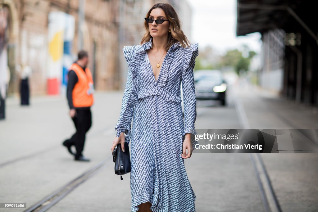 Street Style - Mercedes-Benz Fashion Week Australia 2018
