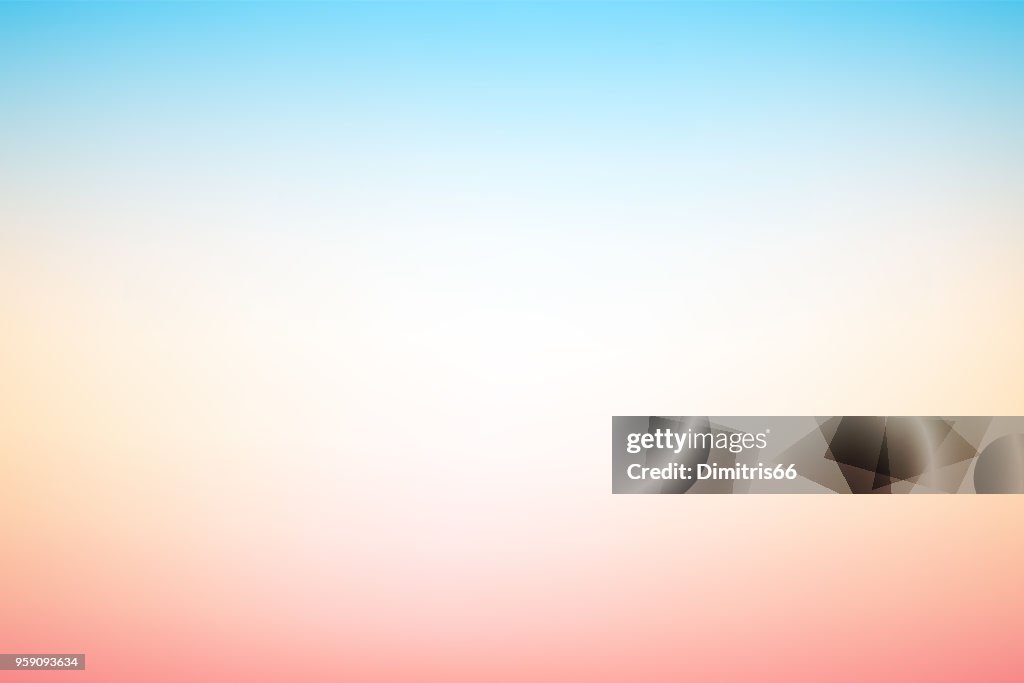 Vector abstract blurry pastel colored soft gradient background