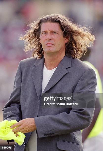 Portrait of Senegal coach Bruno Metsu during the FIFA World Cup 2002 Group C Qualifying match against Morocco played at the Stade Leopold Sedar...