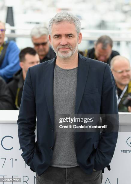 Stephane Brize attends the photocall for the "In War " during the 71st annual Cannes Film Festival at Palais des Festivals on May 16, 2018 in Cannes,...