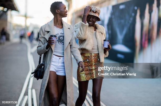 Models during Mercedes-Benz Fashion Week Resort 19 Collections at Carriageworks on May 16, 2018 in Sydney, Australia.