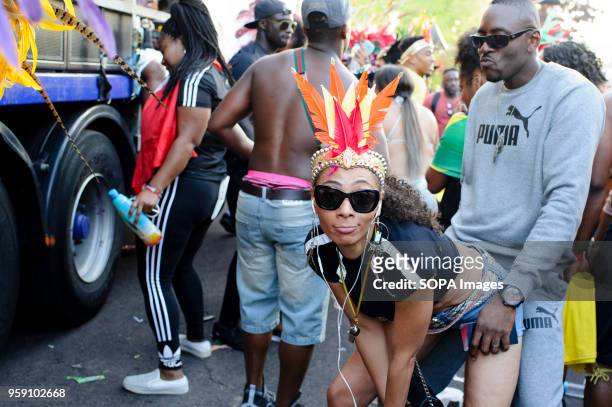 Revellers pack the streets of Notting Hill in west London on the second and final day of the 2016 Notting Hill Carnivalby some accounts the 50th...