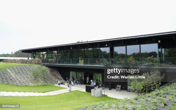 The clubhoue is pictured ahead of the Belgian Knockout at the Rinkven International GC on May 16, 2018 in Antwerpen, Belgium.