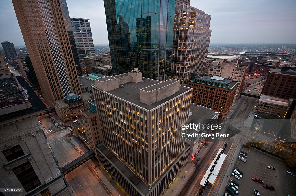 Downtown from Fifth Street Towers