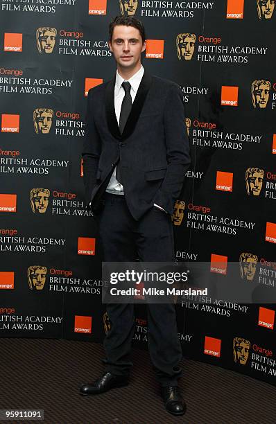 Matthew Goode attends the announcement of the nominations for The Orange British Academy Film Awards at BAFTA on January 21, 2010 in London, England.