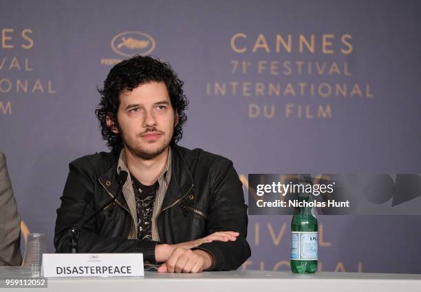 Composer Richard Vreeland, aka Disasterpeace attends the "Under The Silver Lake" Press Conference during the 71st annual Cannes Film Festival at...