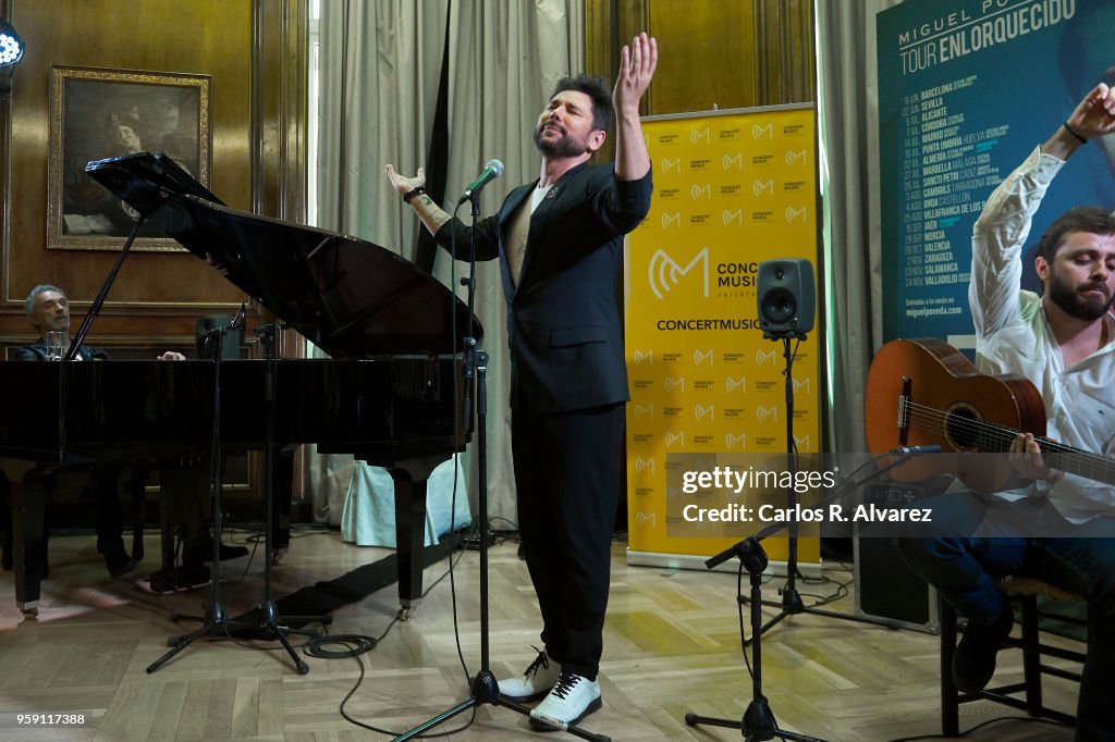 Miguel Poveda Presents His New Album