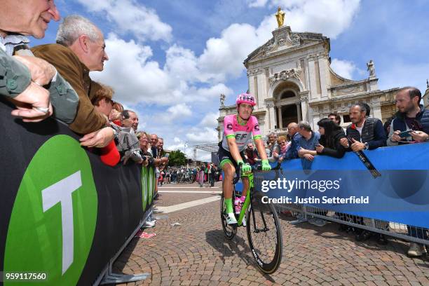 Start / Thomas Scully of New Zealand and Team EF Education First-Drapac p/b Cannondale / Basilica di Santa Maria degli Angeli / Assisi City / Public...