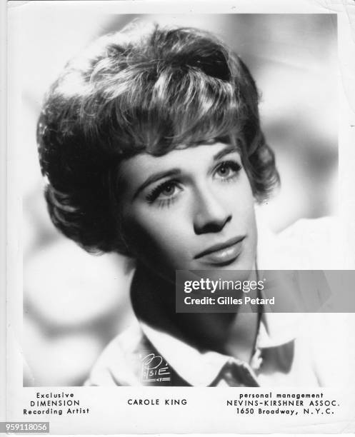 Carole King, studio portrait, 1962.