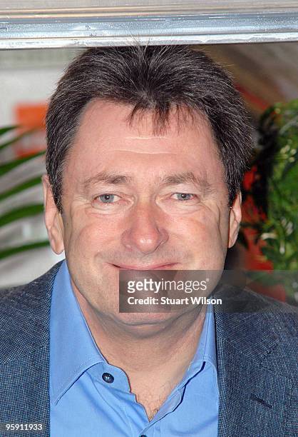 Presenter Alan Titchmarsh launches 'Lets Get Gardening' at the B7Q New Malden Store on January 21, 2010 in New Malden, England.