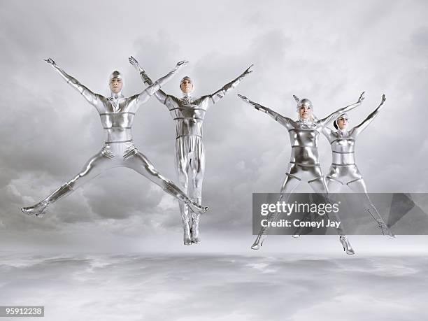 figures representing xx and x chromosomes - chromosom stock-fotos und bilder