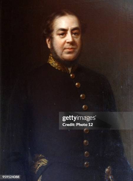 Portrait of Benjamin Disraeli, 1st Earl of Beaconsfield British Conservative politician and writer, who twice served as Prime Minister. Dated 19th...