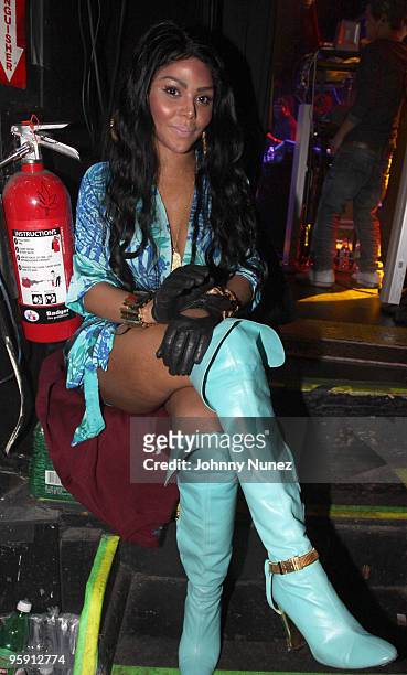 Lil' Kim attends Irving Plaza on January 20, 2010 in New York City.