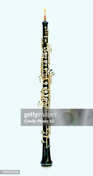 The oboe is a woodwind instrument of conical bore, its mouthpiece having a double reed.