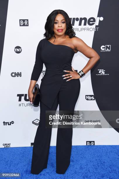 Niecy Nash attends the Turner Upfront 2018 arrivals on the red carpet at The Theater at Madison Square Garden on May 16, 2018 in New York City. 376263