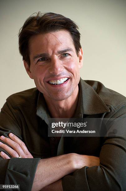 Tom Cruise at the "Valkyrie" press conference at the Four Seasons Hotel on November 20, 2008 in Beverly Hills, California.