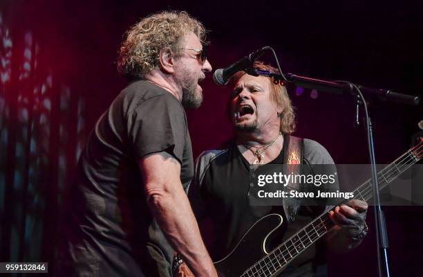 Sammy Hagar and Michael Anthony perform at the 5th Annual Acoustic-4-A-Cure, a concert benefiting the Pediatric Cancer Program at UCSF Benioff...