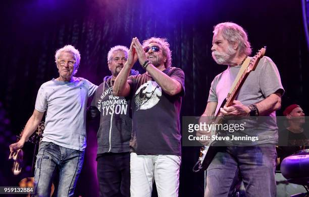 Kevin Cronin, Guy Fieri, Sammy Hagar and Bob Weir perform at the 5th Annual Acoustic-4-A-Cure, a concert benefiting the Pediatric Cancer Program at...