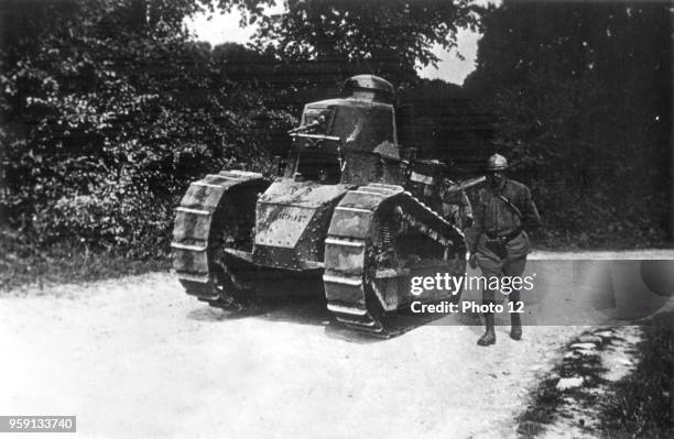 French tank World War I.