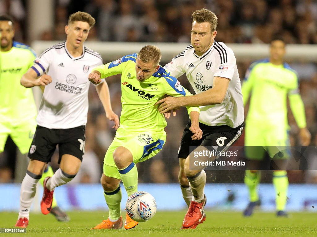 Fulham v Derby County - Sky Bet Championship Play Off Semi Final:Second Leg