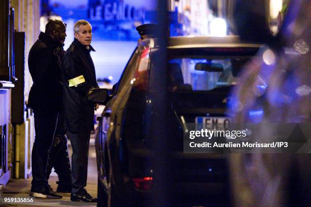 François Molins, public prosecutor of Paris, intervene after the knife attack at Monsigny street and Saint Augustin street, on May 12, 2018 in Paris,...