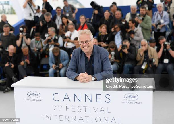 European MP Daniel Cohn-Bendit attends the "La Traversee" Photocall during the 71st annual Cannes Film Festival at Palais des Festivals on May 16,...