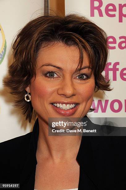 Kate Silverton attends the Wellbeing of Women Debate at the Royal College of Obstetricians and Gynaecologists on January 21, 2010 in London, England.