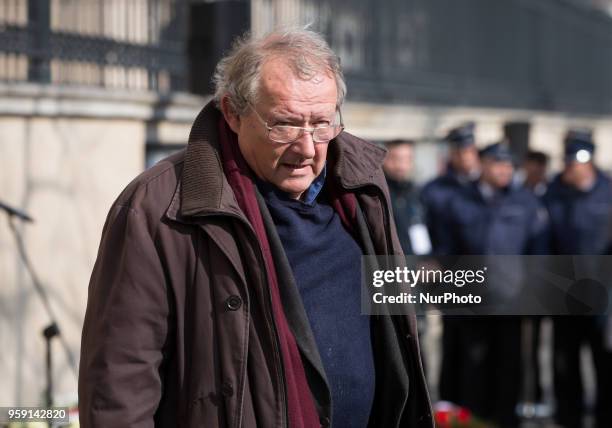 Adam Michnik in Warsaw, Poland on 08 March 2018