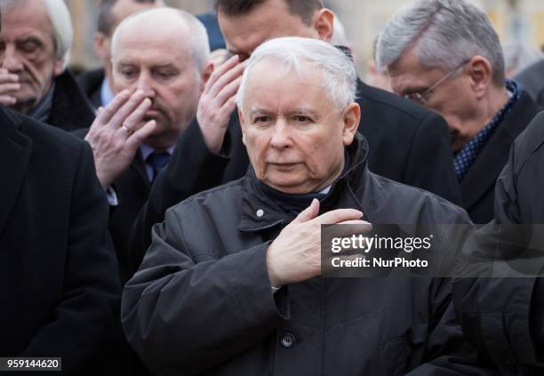 Jaroslaw Kaczynski in Warsaw, Poland on 10 December 2017