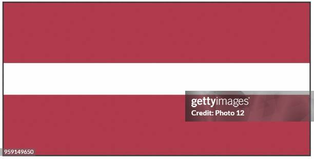 Flag of Latvia.