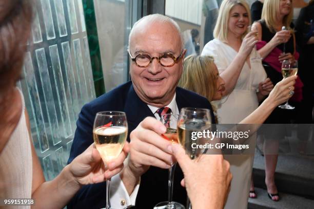 Designer Manolo Blahnik attends the gala reception for Manolo Blahnik: The Art Of Shoes at Bata Shoe Museum on May 15, 2018 in Toronto, Canada.